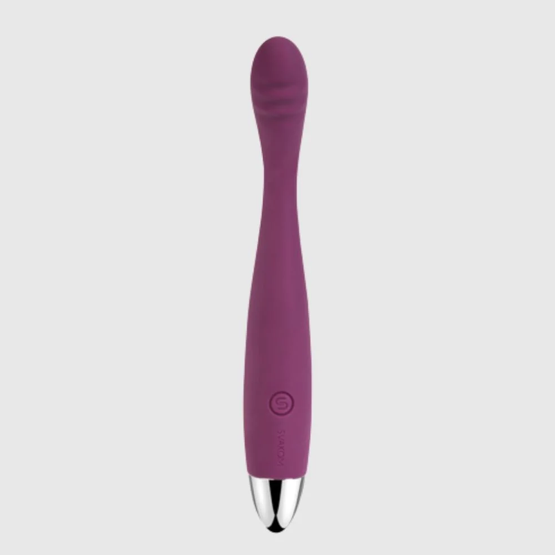 Vibrator - G Spot Flexible Cici Slim Massaging Stimulator - Violet