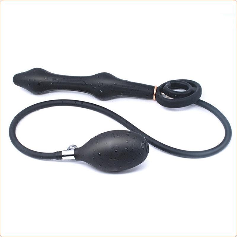Inflatable Anal Beads deflated 