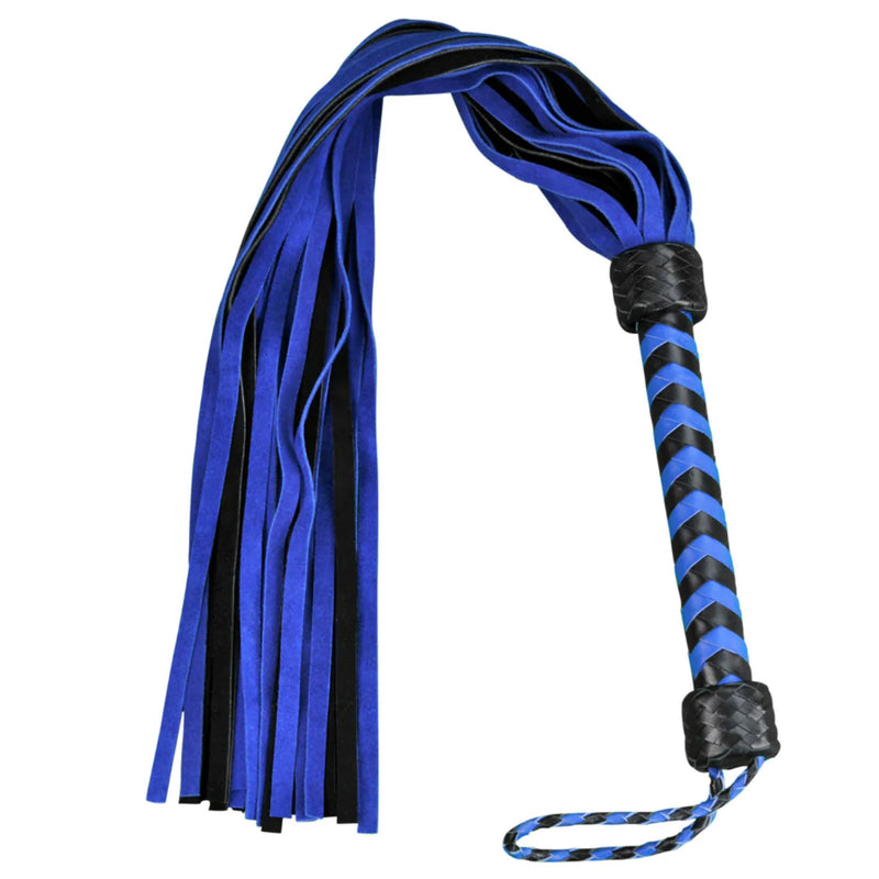 Whip - Leather 30" Suede 36 Tail Flogger