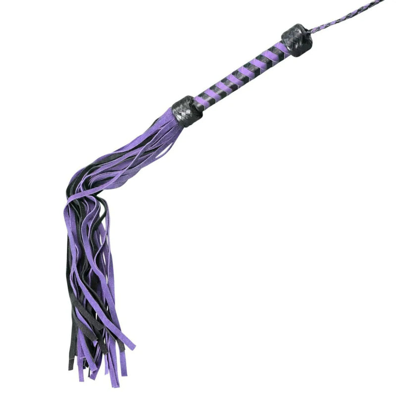 Whip - Leather 30" Suede 36 Tail Flogger