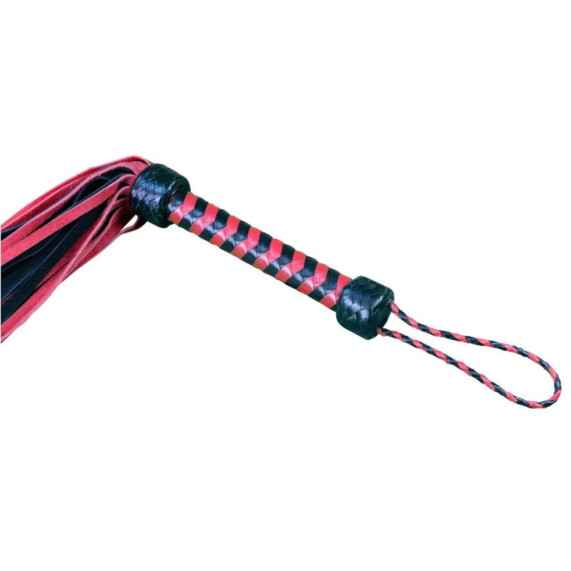Whip - Leather 30" Suede 36 Tail Flogger