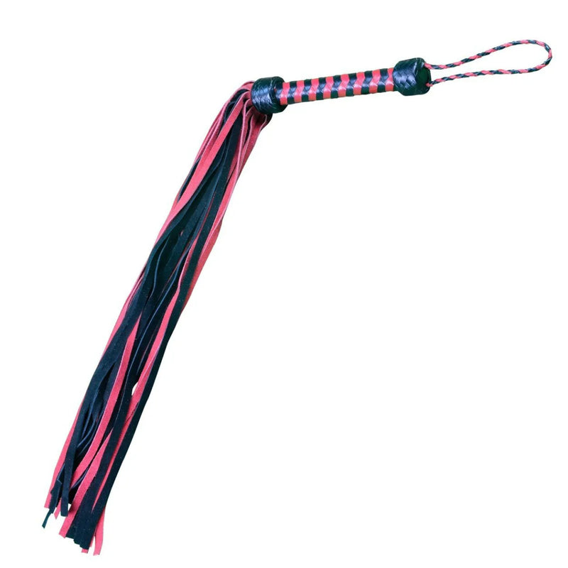 Whip - Leather 30" Suede 36 Tail Flogger