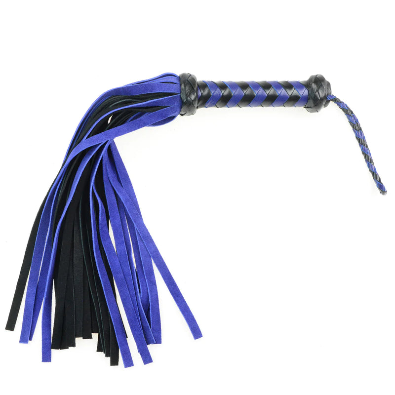 Whip - Leather 18" Suede Mini 36 Tail Flogger (4 colors)