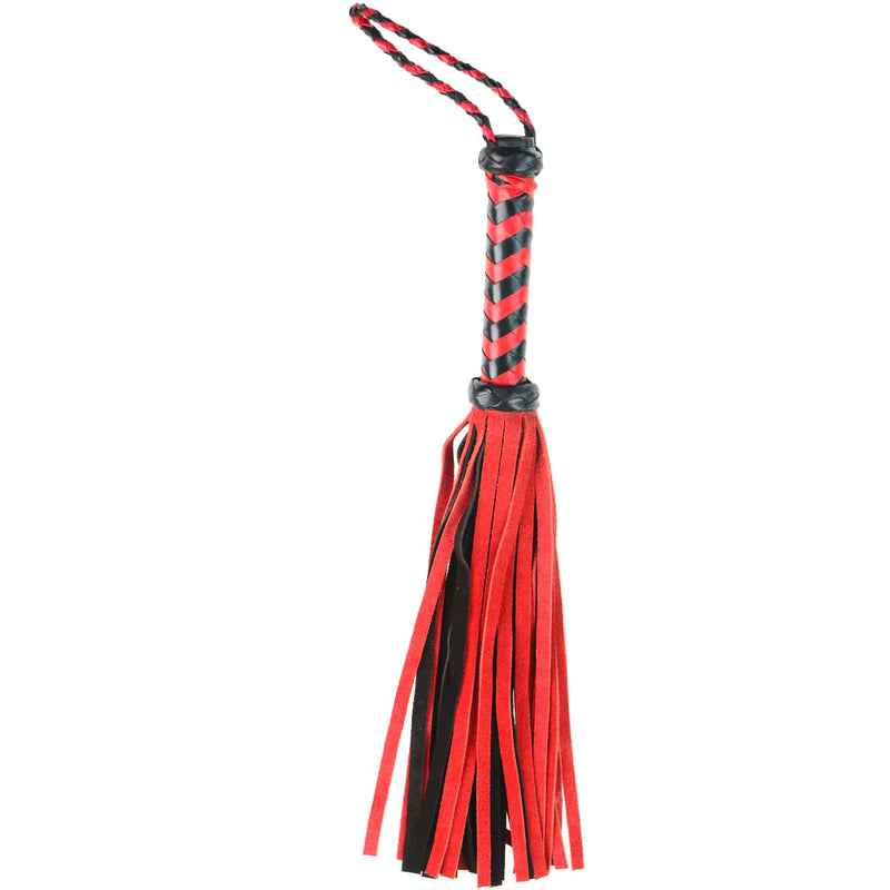 Whip - Leather 18" Suede Mini 36 Tail Flogger (4 colors)