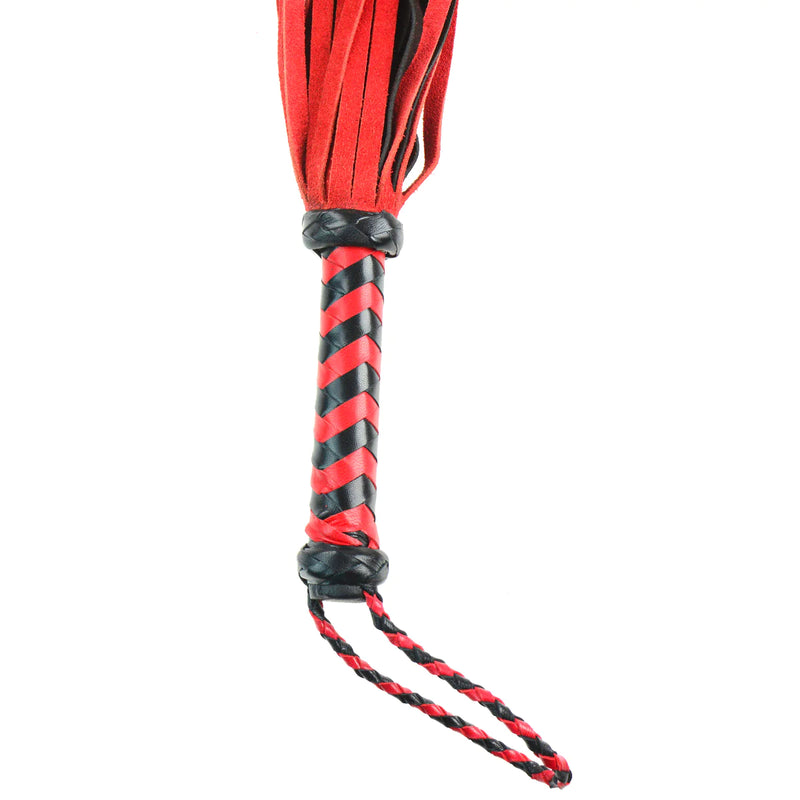 Whip - Leather 18" Suede Mini 36 Tail Flogger (4 colors)
