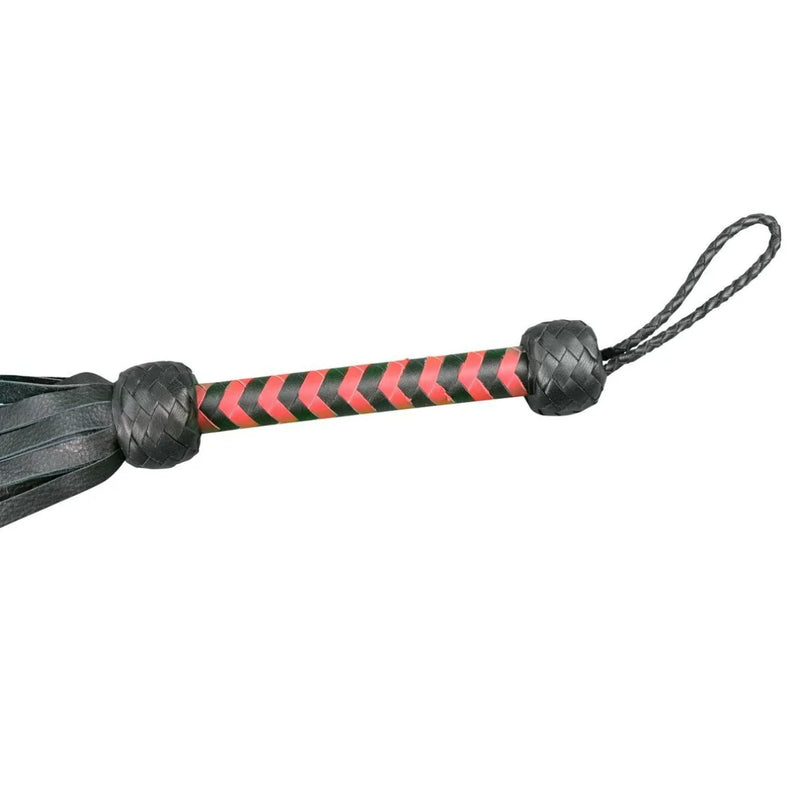 Whip - Leather 28" Softy Calf 36 Tail Flogger