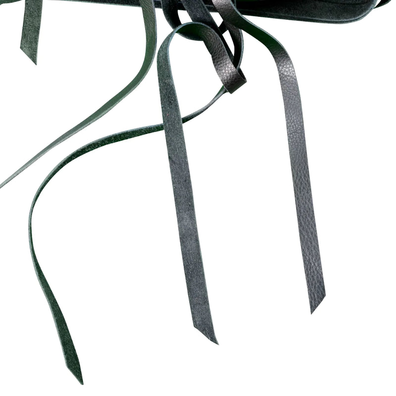Whip - Leather 30" Softy Calf Leather 72 Tail Black Master Flogger