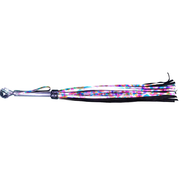 Rainbow Flogger with Pink Ball