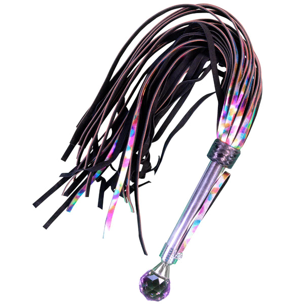 Rainbow Flogger with Pink Ball