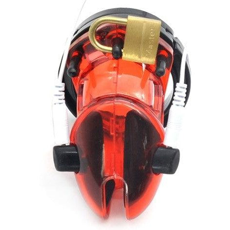 Electro Stim Short Chastity Cage-Estim Electric play Tens play-The Love Zone