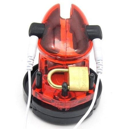 Electro Stim Short Chastity Cage-Estim Electric play Tens play-The Love Zone