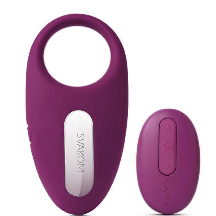 Cock Ring Vibrating - Violet Remote Control Rechargeable Penis Ring-TRING-The Love Zone